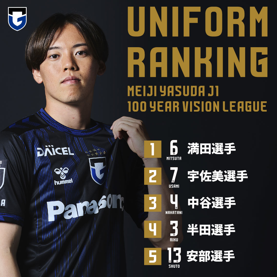 百年構想リーグユニフォーム売り上げランキング