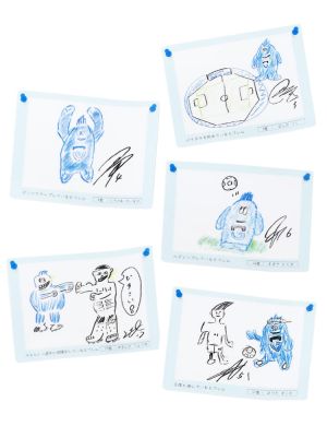 モフレム似顔絵ステッカー