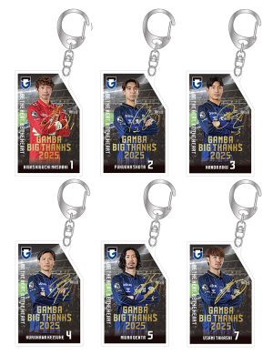 THANKS 箔押しキーホルダー