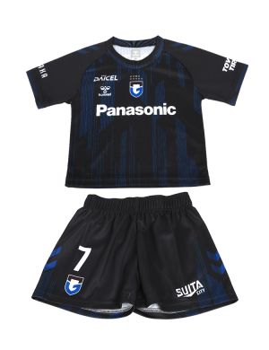 オリジナルネーム＆ナンバー　百年構想リーグキッズユニフォーム HOME（青×黒）