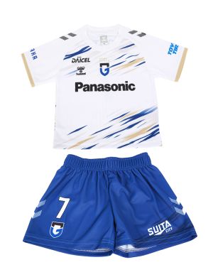 オリジナルネーム＆ナンバー　百年構想リーグキッズユニフォーム AWAY（白）