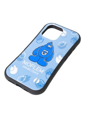モフレムブルー（グリップタイプ）スマートフォンケース