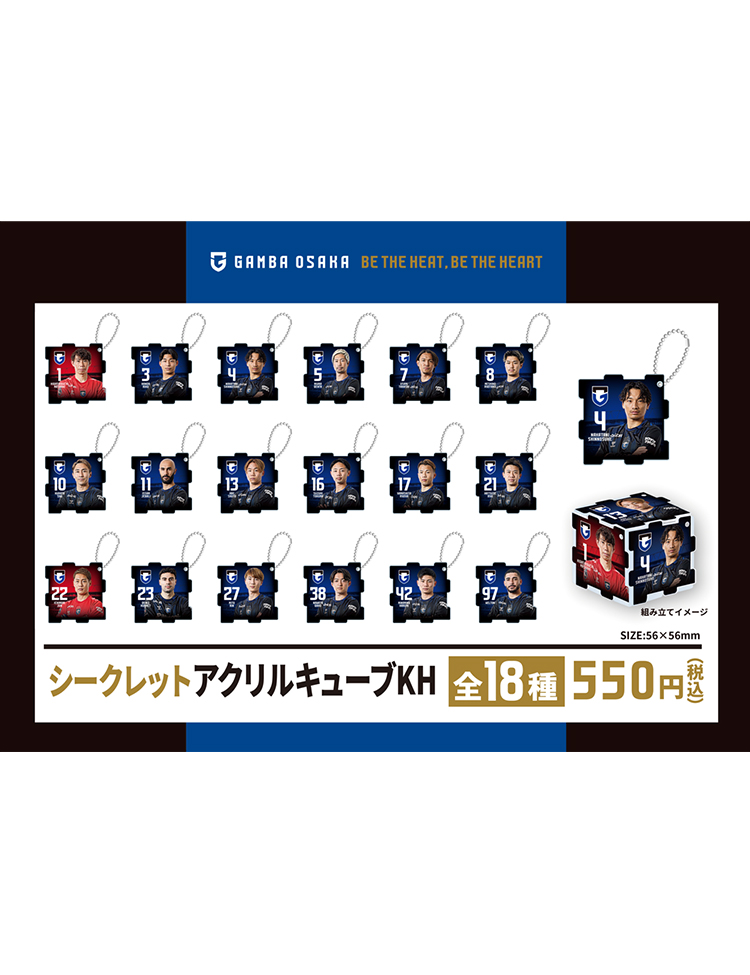 ダグラジャパニカン　シークレット　1枚 シークレットアクリルキューブキーホルダー 商品詳細 | ガンバ大阪