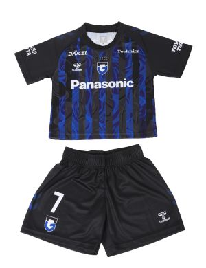 オリジナルネーム＆ナンバー 2026/27 キッズユニフォーム 1st（青×黒）